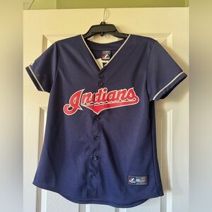 Nick Swisher Cleveland Indians Majestic Jersey